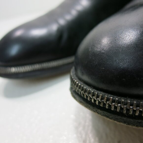 Emporio Armani Leather Dress Oxfords Derby Footwear Men's Shoes Italy Sz 46 - Picture 9 of 9